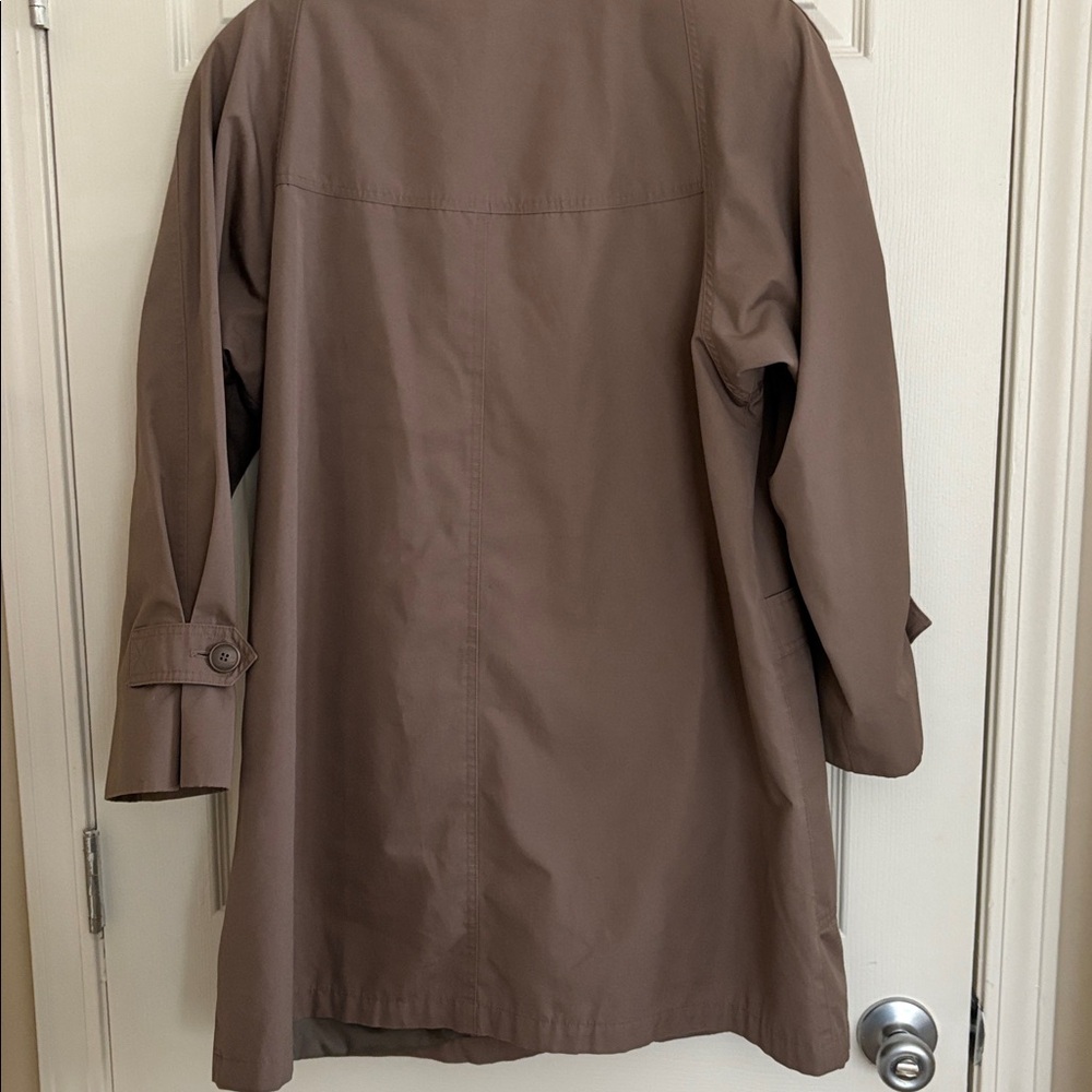 London Fog Vintage Tan Beige Trench Coat Rain Jacket VTG - Picture 3 of 5
